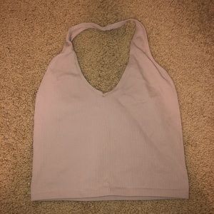Mauve urban outfitters halter top